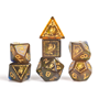 D&amp;D  Adventure Dice Set: Monk: Blue/Gold - SDZ2002-13 [810113710921]