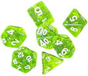 DCC RPG Dice Set: Greenstone Shards 