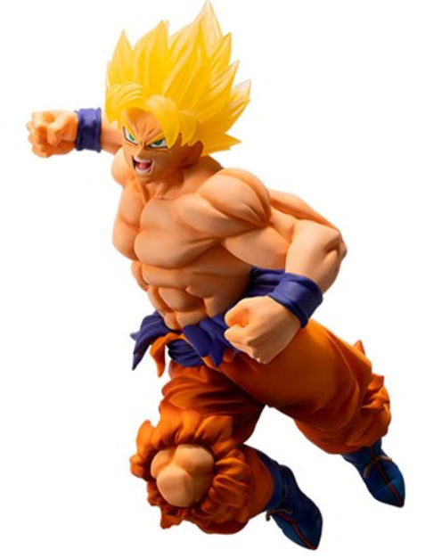 dragon ball z super saiyan son goku 93 ichiban kuji statue