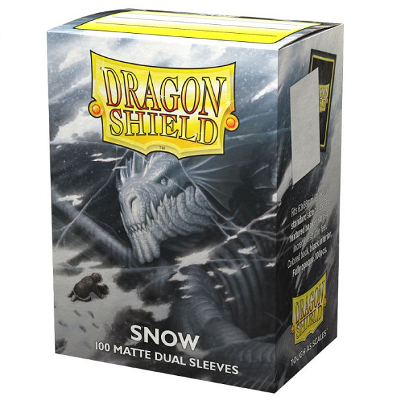 Arcane Tinmen Dragon Shield Matte DUAL Card Sleeves 100 Snow AT   Raw 40 