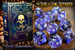 Elder Dice: Polyhedral 10 Die Set: Seal of Yog-Sothoth: Glass/Wax: Mythic Cobalt Transcendence - INB-EDP-G31 [850003463353]