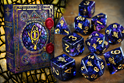 Elder Dice: Polyhedral 10 Die Set: Seers Eye: Glass/Wax: Mythic  