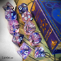 Elder Dice Polyhedral 10 Die Set: Sigil of the Dreamlands Glass/Wax: Prismatic Infinity - INB-EDP-D21 [850003463339]