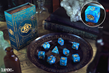 Elder Dice Polyhedral Set: Eye of Chaos: Nebula Lapis Lazuli with Gold - INB-EDP-E01 [850003463124]