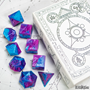 Elder Dice Polyhedral Set: Sigil of the Dreamlands Kadathian Ice Raw - INB-EDP-DR1 [787790576624]