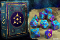 Elder Dice Polyhedral Set: Sigil of the Dreamlands Kadathian Ice 