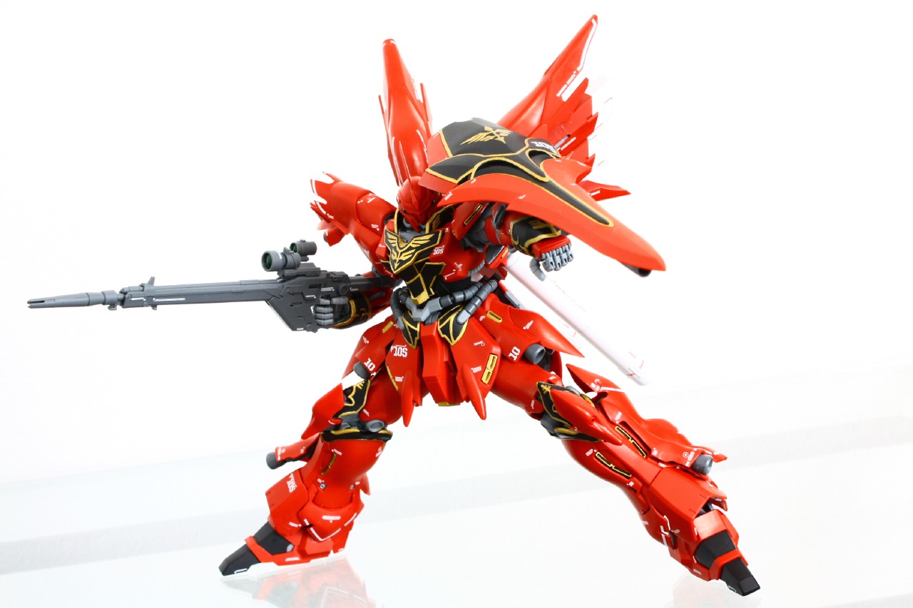 Bandai - Gundam Master Grade (MG) 1/100: MSN-06S Sinanju Ver. Ka 