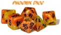 Halfsies Dice: 7 Dice Set: PHOENIX 