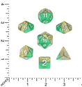 Halfsies Dice: 7 Dice Set: Robin Hood 