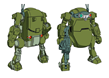 MechatroWeGo: VOTOMS collab series Vol.1 “SCOPEDOG &amp; CHIRICO” (Two kits in the box) - HSE-CW27 [4967834645271]