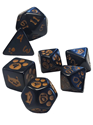 Kitten Dice Set: Black 