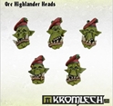 Kromlech Conversion Bitz: Orc Highlander Heads 