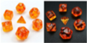 Little Dragon: Mini Dice: Orange Translucent 