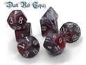 Little Dragon: Nebula Dice: DARK RED TOPAZ 