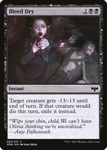 MTG: Innistrad: Crimson Vow 094: Bleed Dry