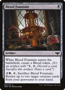 MTG: Innistrad: Crimson Vow 095: Blood Fountain