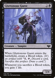 MTG: Innistrad: Crimson Vow 114: Gluttonous Guest