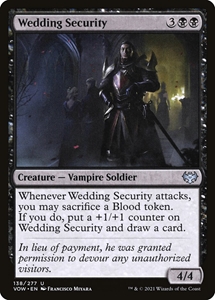 MTG: Innistrad: Crimson Vow 138: Wedding Security