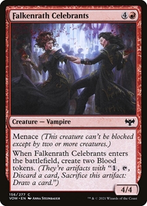 MTG: Innistrad: Crimson Vow 156: Falkenrath Celebrants