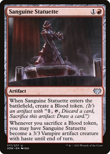 MTG: Innistrad: Crimson Vow 177: Sanguine Statuette