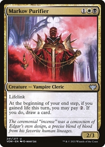 MTG: Innistrad: Crimson Vow 241: Markov Purifier