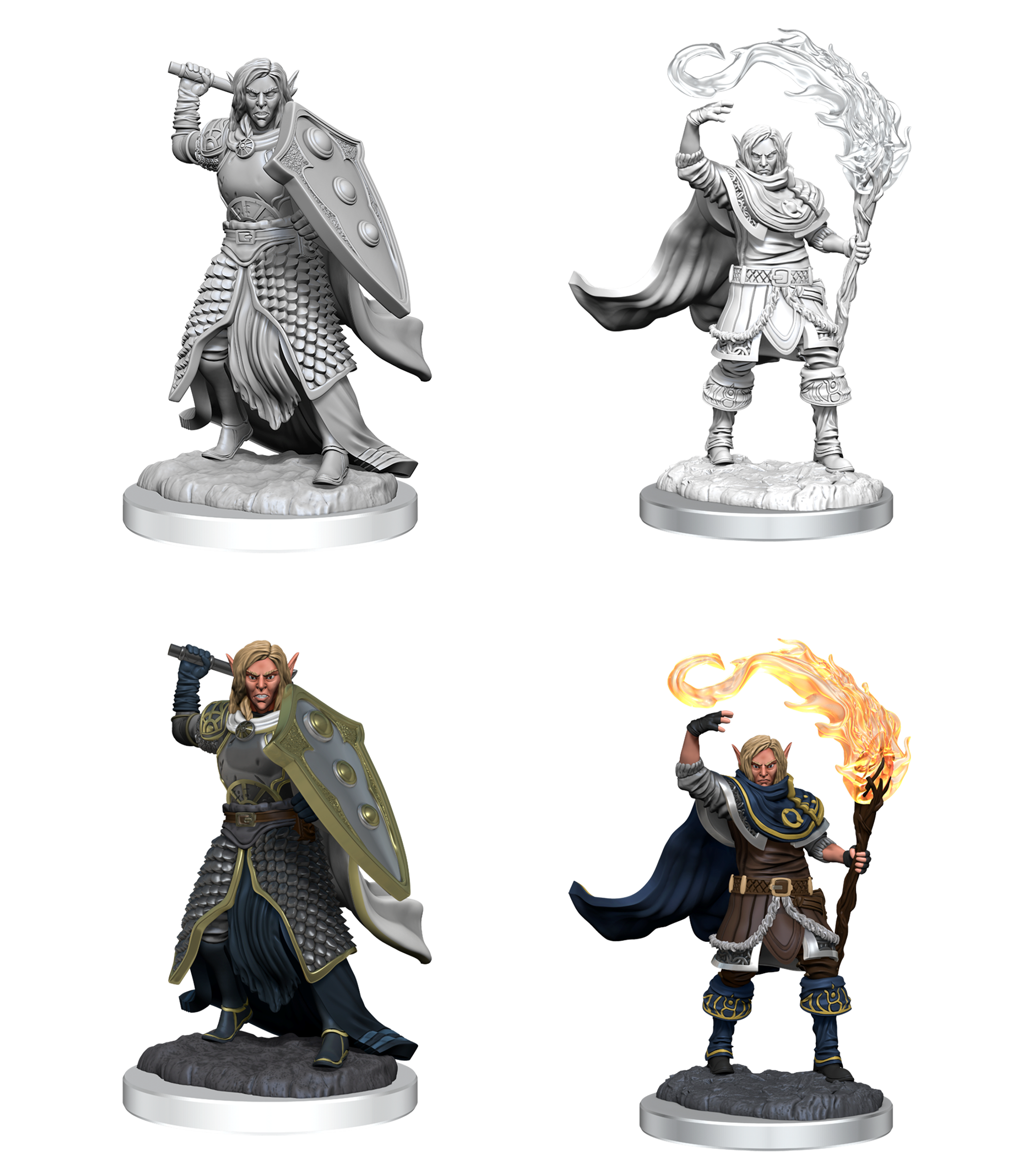 Wizkids - Dungeons & Dragons Nolzur’s Marvelous Miniatures: Elf Cleric ...