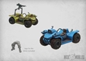 MaxMini: 28mm Miniature: ATV Quad Bike 