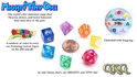 Mighty Tiny Dice: 7 Piece Polyhedral Set: Rainbow Bits 