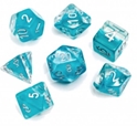 Neutron Dice: 7 Piece Set - GLACIER 