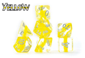 Neutron Dice: 7 Piece Set - YELLOW 