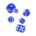 Oakie Doakie 12D6 16MM Dice: Translucent Blue 