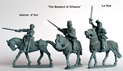 Perry: 28mm Agincourt to Orleans 1415-1429: French- Jeanne d Arc, La Hire, Bastard of Orleans (All Mounted) 