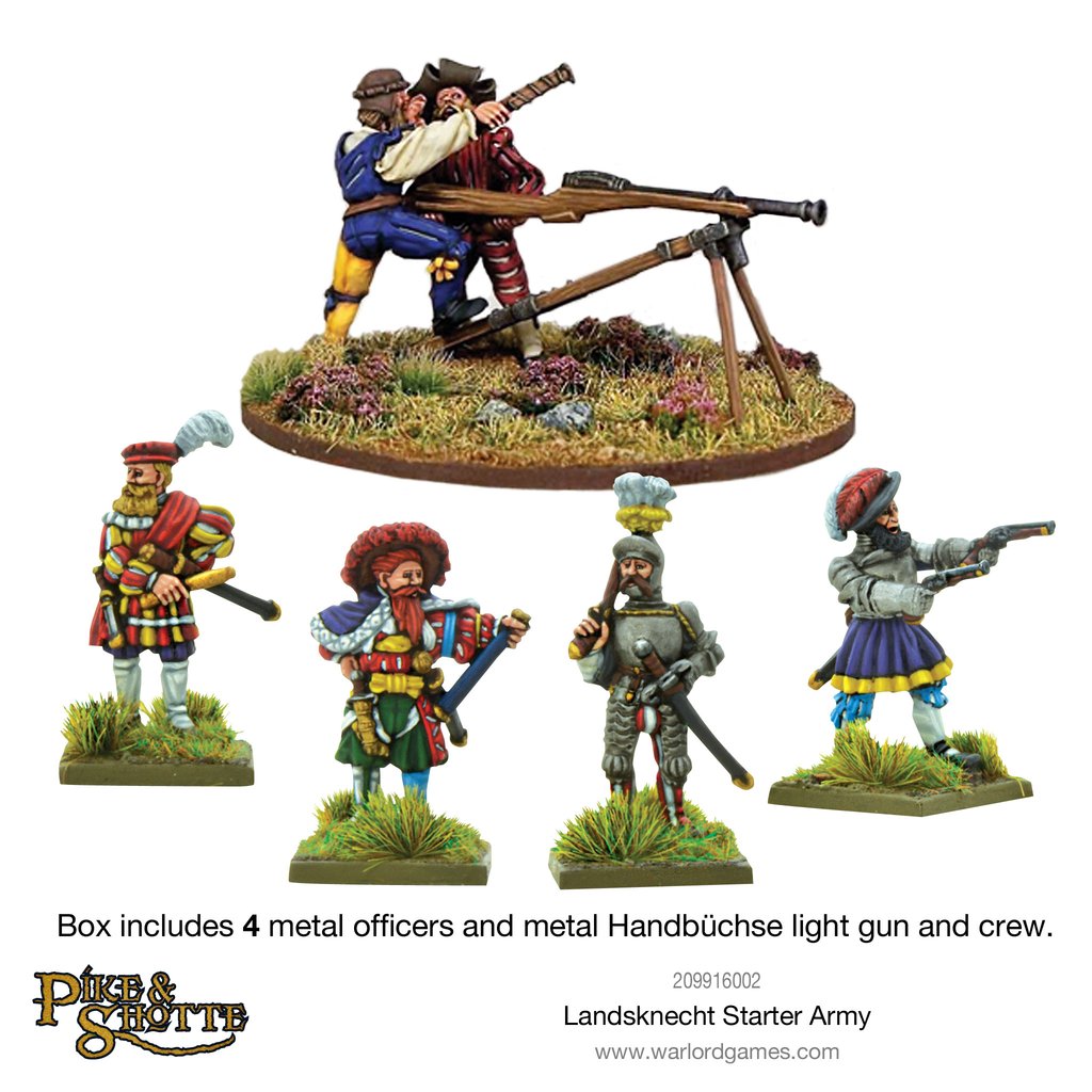 Warlord Games - Pike & Shotte: Italian Wars 1494-1559: Landsknecht