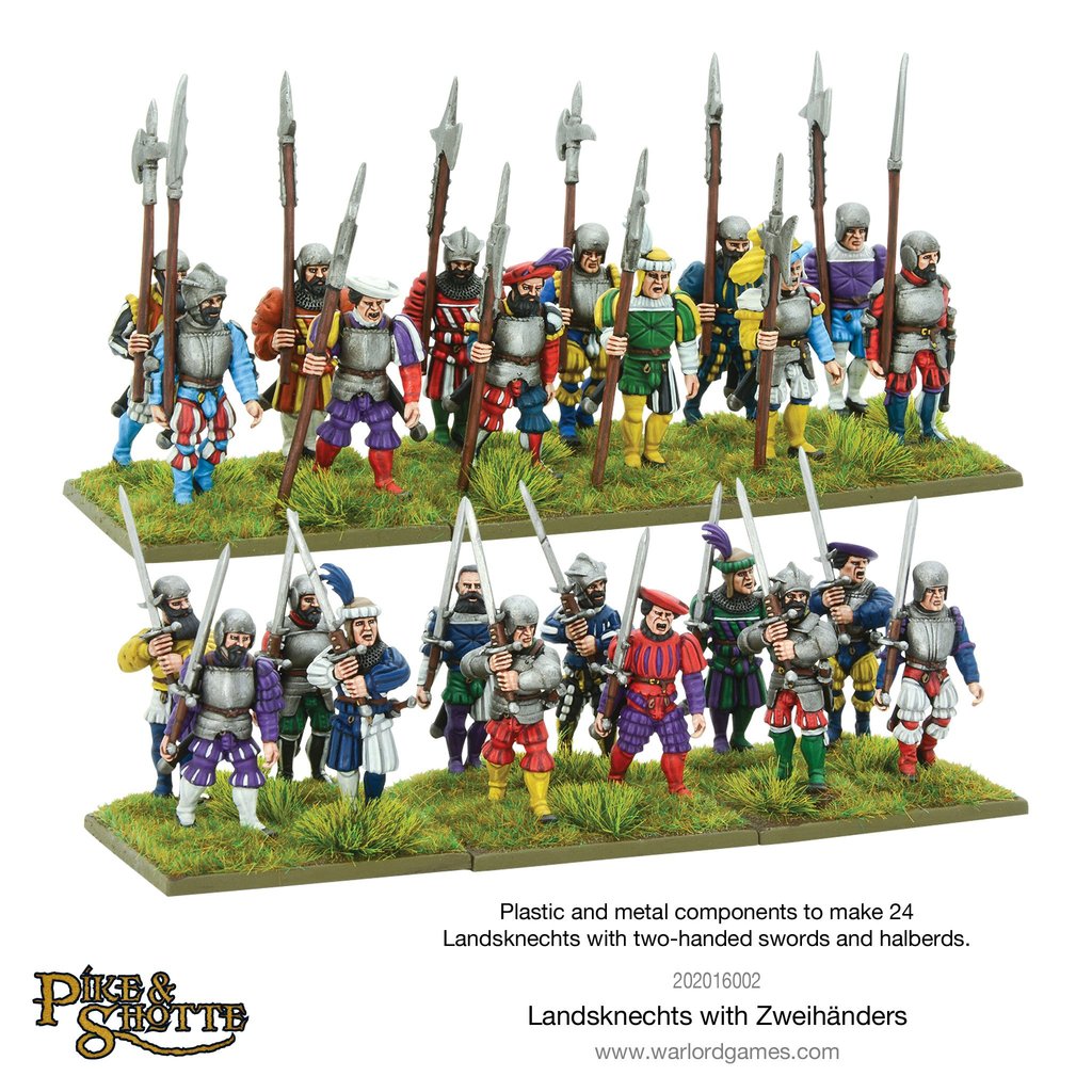 Warlord Games - Pike & Shotte: Italian Wars 1494-1559: Landsknecht