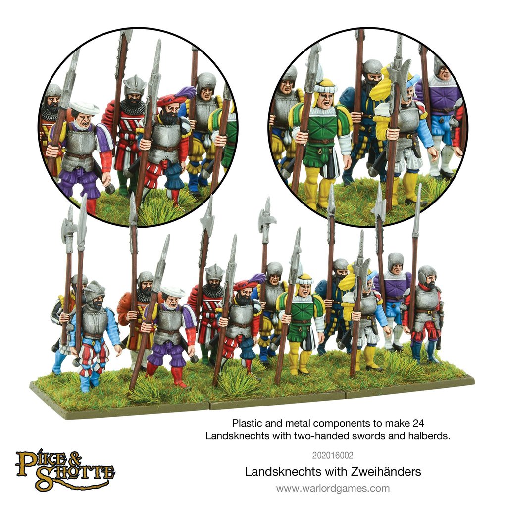 Warlord Games - Pike & Shotte: Italian Wars 1494-1559: Landsknecht