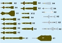 Platz: 1/144 Weapon Set 2: Precision-Guided Munition & Missile 70 