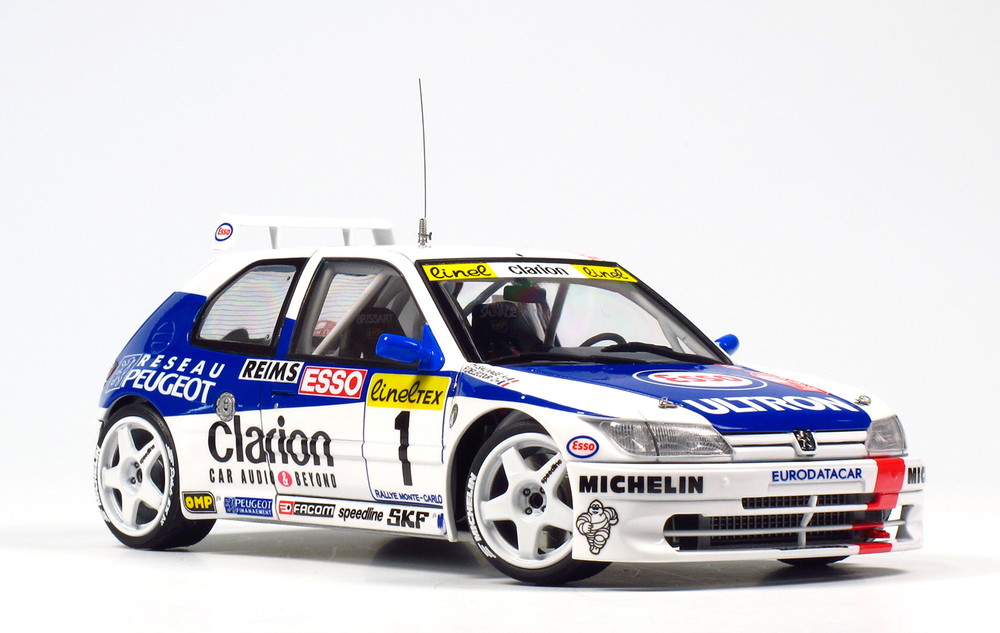 Platz - Platz NuNu 1/24: Peugeot 306 Maxi 1996 Monte Carlo Rally