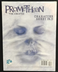 Promethean The Created: Character Sheet Pad