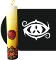 Ritual Candle Dice Tube: Eye of Chaos 