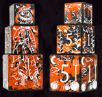 Sirius Dice D6: Halloween Scarecrow Stackable Dice Set 