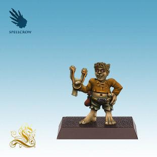 Spellcrow Miniatures: Halfling Darkling with Sling 