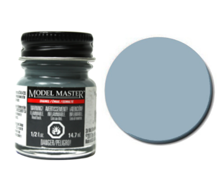 Testors - Testors Model Masters Enamel Paints- Semi Gloss Mid Grey RN # ...