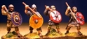 Gripping Beast 28mm Age Of Arthur: Teulu Advancing (4) 