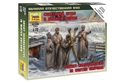 Zvezda Military 1/72 Scale: Snap Kit: Soviet HQ Winter 