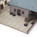 4Ground Miniatures: 28mm: Stone Hotel Complex Plaza